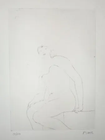 Многоэкземплярное Произведение Moore - Seated Nude