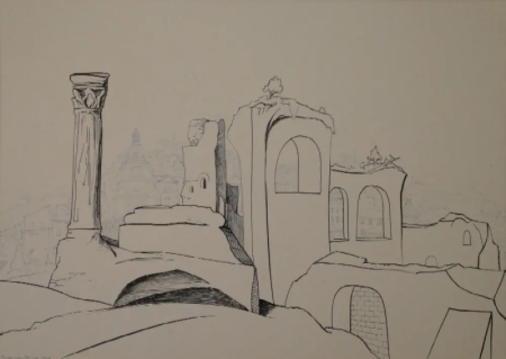 Монотип Moos - Römische Erinnerung