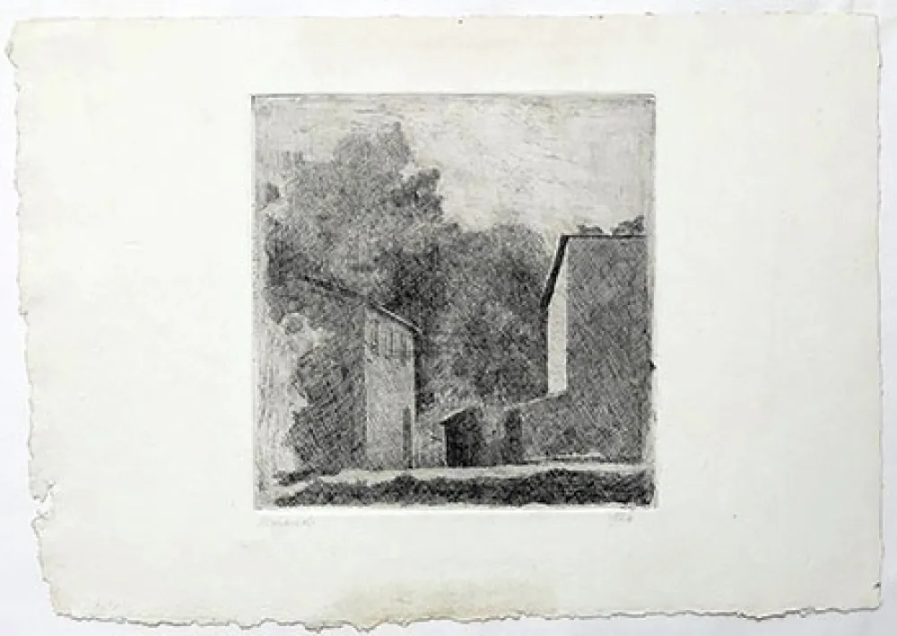 Гравюра Morandi - Paysage