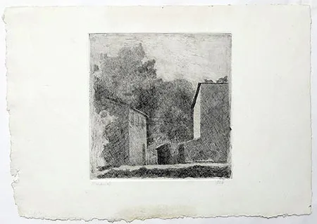 Гравюра Morandi - Paysage