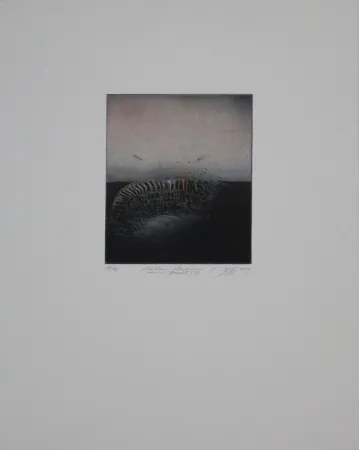 Офорт И Аквитанта Mordstein - Aus dem Totenbuch einer Stadt, 3 / From a City's Book of the Dead, 3