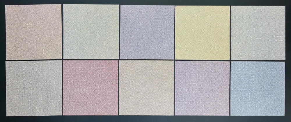 Сериграфия Morellet - 10 color serigraphs ( complete folder )