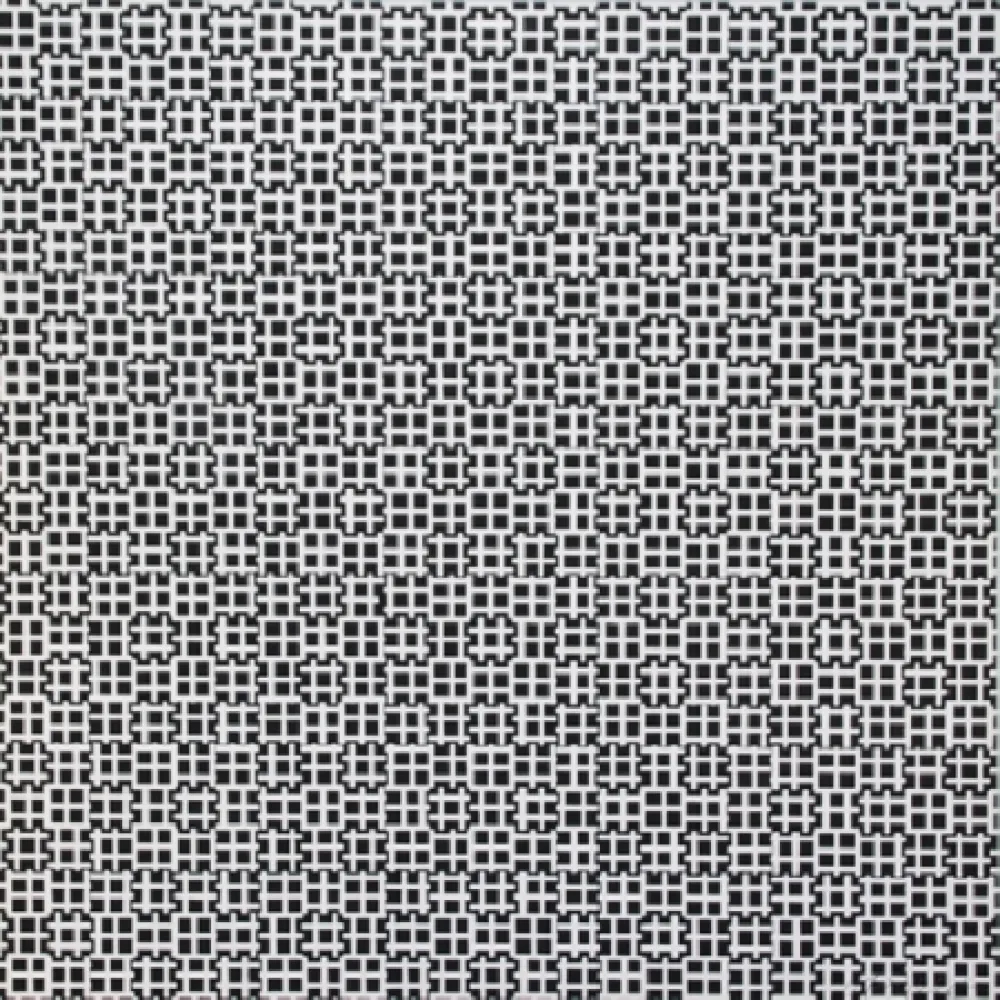 Сериграфия Morellet - 2 trames de tirets-négatif