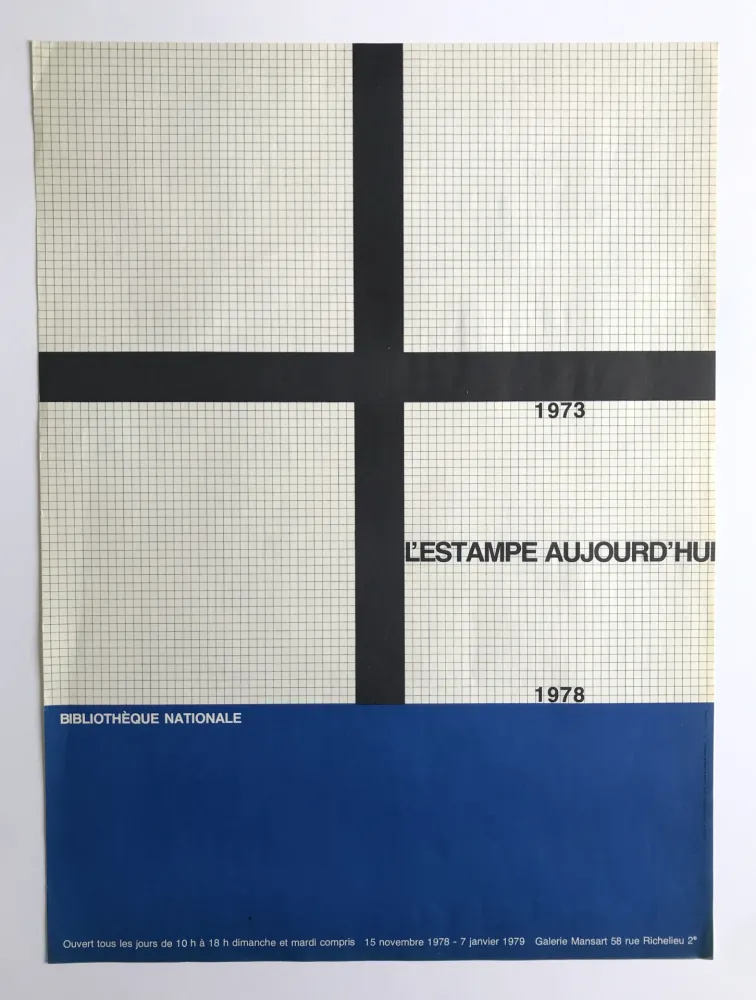 Афиша Morellet - Bibliothèque nationale / L'estampe aujourd'hui : 1973-1978
