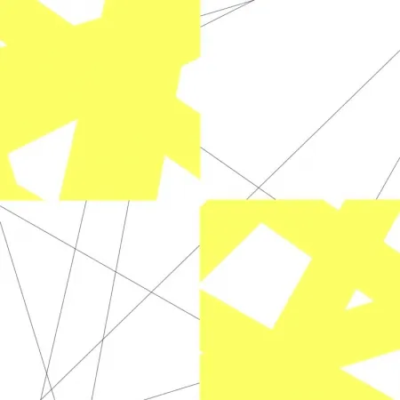 Литография Morellet - Pi& plis