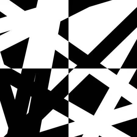 Литография Morellet - Pis & plis