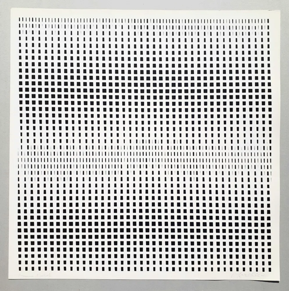 Сериграфия Morellet - Senza titolo