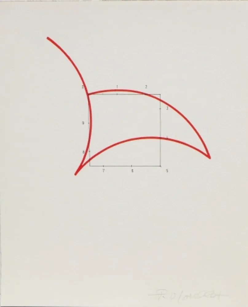 Литография Morellet - SYSTEMES, HASARD ET TELEPHONE