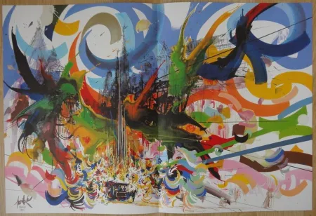 Литография Moretti - Brel bruxelles