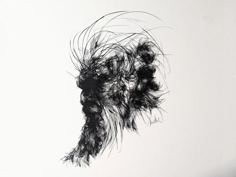 Литография Moretti - Raymond MORETTI (1931-2015), Moise Exode 2:2, Lithograph E.A, 1983