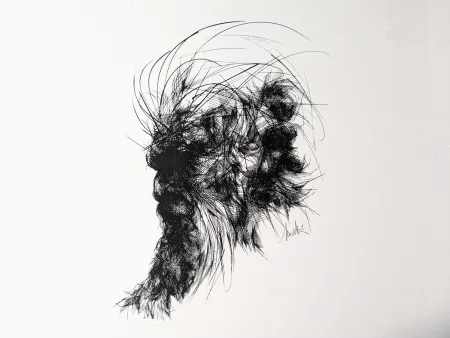 Литография Moretti - Raymond MORETTI (1931-2015), Moise Exode 2:2, Lithograph E.A, 1983