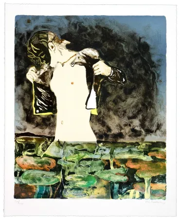 Литография Mørkeberg - Sans Titre