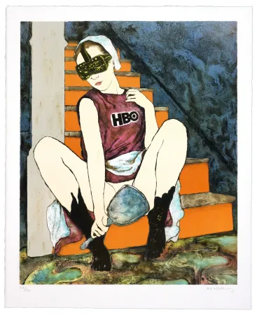 Литография Mørkeberg - Sans titre