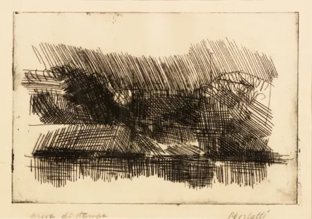 Гравюра Morlotti - SENZA TITOLO
