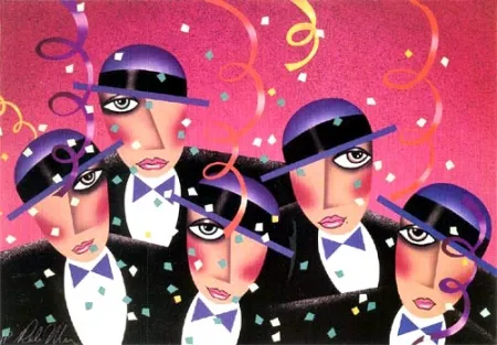 Литография Morris - Cast Party