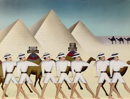 Литография Morris - LAND OF PHAROAHS