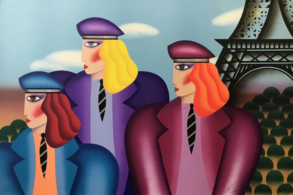 Литография Morris - PARIS RAGE