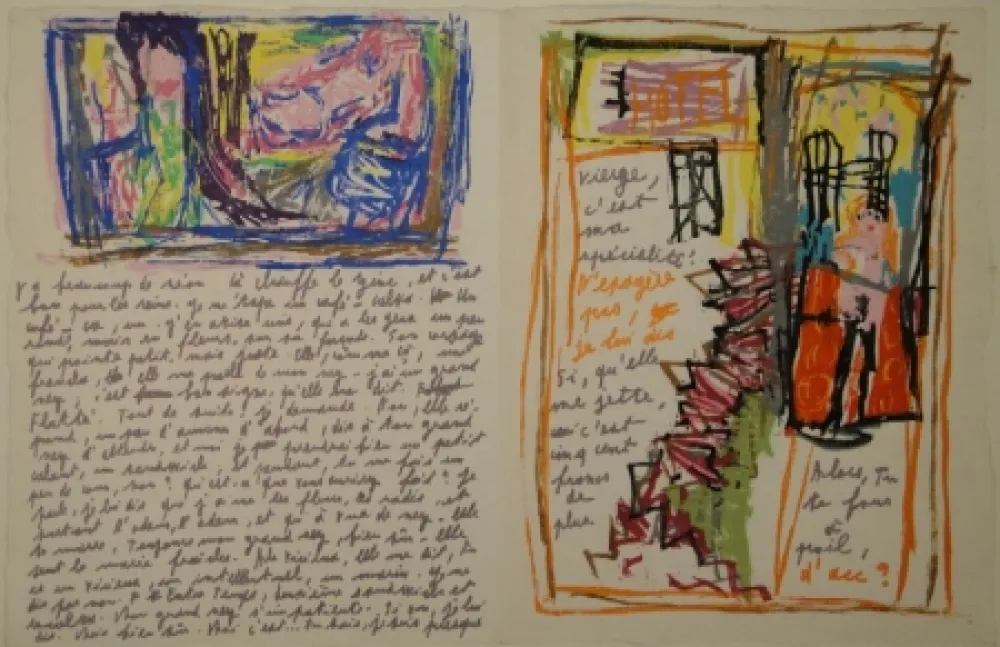 Гравюра На Дереве Moser - L'Heure du Goémon.