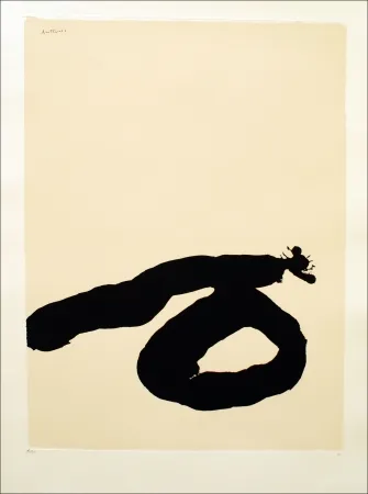 Сериграфия Motherwell - Africa Suite: Africa 7