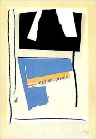 Литография Motherwell - America La France Variation V