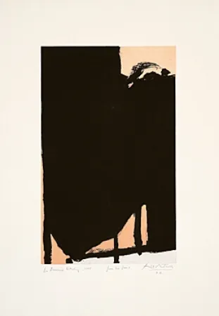 Офорт И Аквитанта Motherwell - Elegy Fragment II