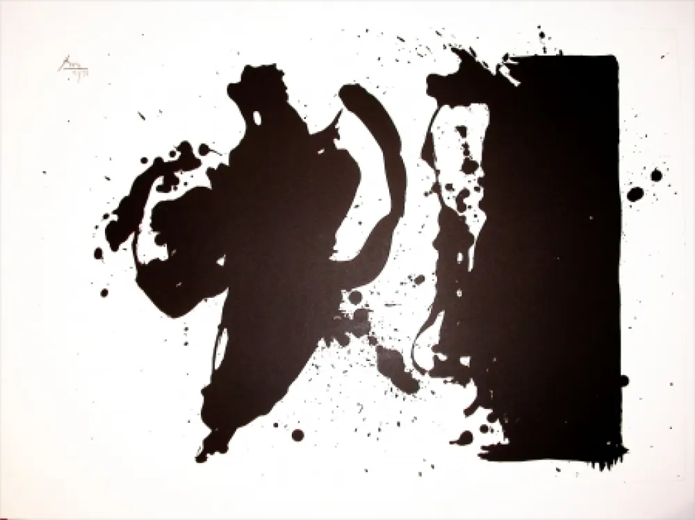 Литография Motherwell - Elegy Study