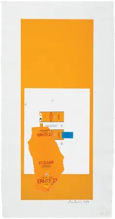 Литография Motherwell - Summer Light Series: Harvest With Leaf