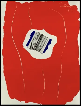 Литография Motherwell - Tricolor 