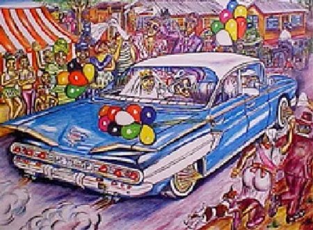 Литография Motswai - Cadillac