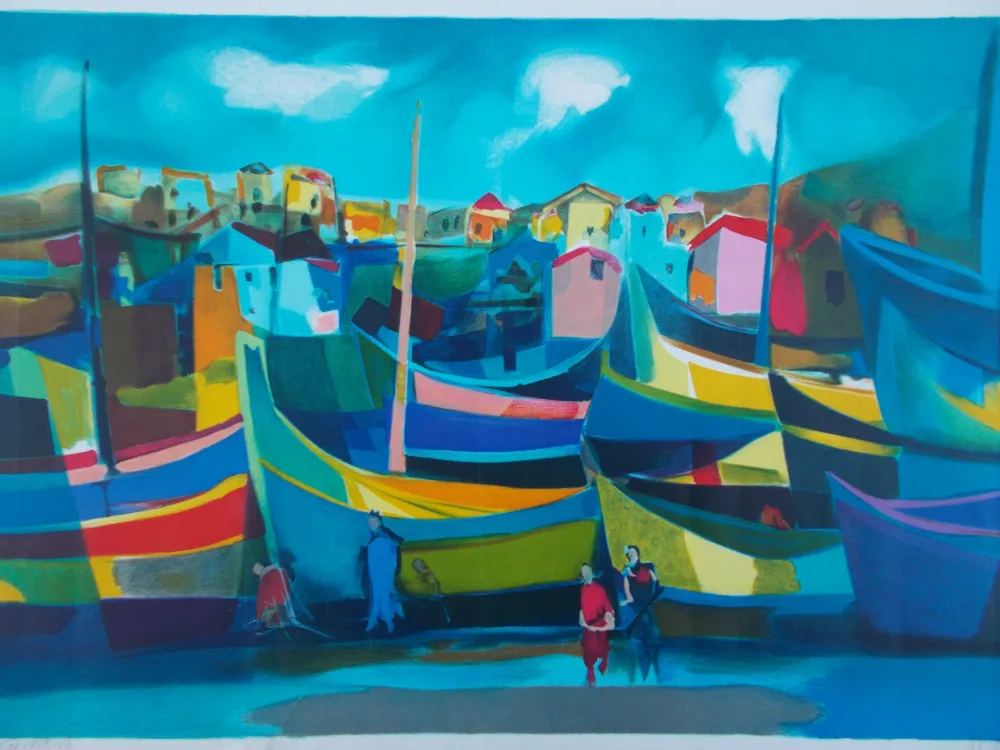 Литография Mouly - Caméra de Lobos (Madére)