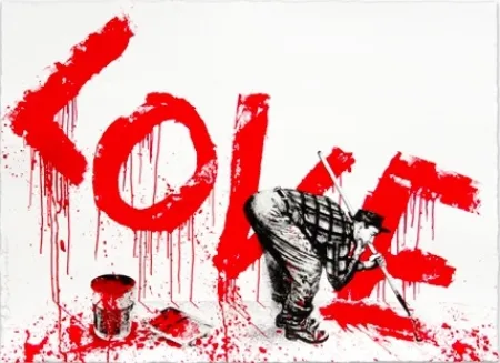 Сериграфия Mr Brainwash - All You Need Is, 2018  