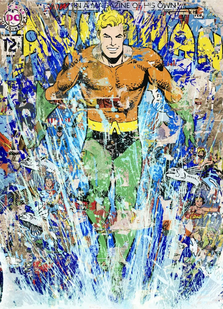 Сериграфия Mr Brainwash - Aquaman