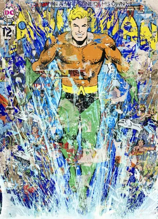 Сериграфия Mr Brainwash - Aquaman