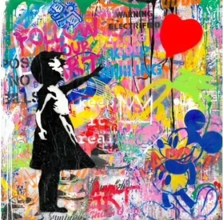 Сериграфия Mr Brainwash -  Balloon Girl, 2020 