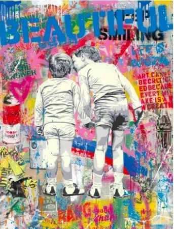 Сериграфия Mr Brainwash - Brother's Advice, 2020
