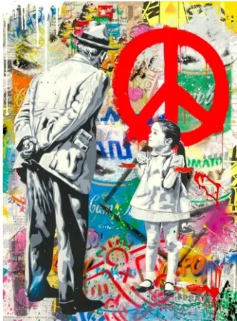 Сериграфия Mr. Brainwash - Caught Red-Handed, 2020 