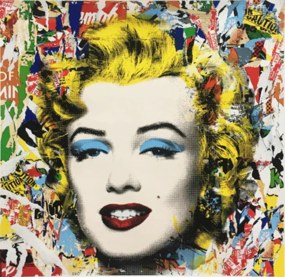 Сериграфия Mr. Brainwash - Collage from Marilyn POPfolio