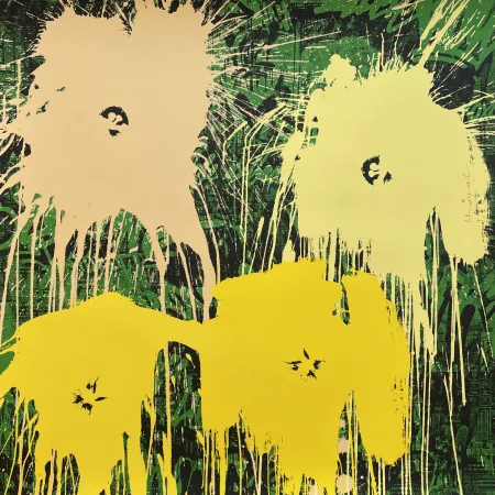 Сериграфия Mr. Brainwash - Flowarh$ - II (B)