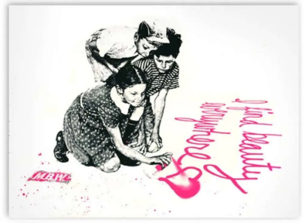 Сериграфия Mr. Brainwash - I Find Beauty Everywhere