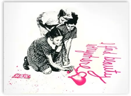 Сериграфия Mr. Brainwash - I Find Beauty Everywhere