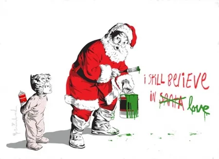 Сериграфия Mr. Brainwash - I Still Believe in Love