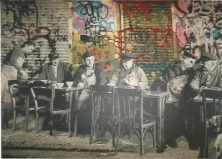 Сериграфия Mr. Brainwash - Le Bistro