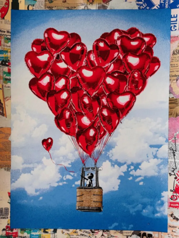 Многоэкземплярное Произведение Mr Brainwash - Love Above All