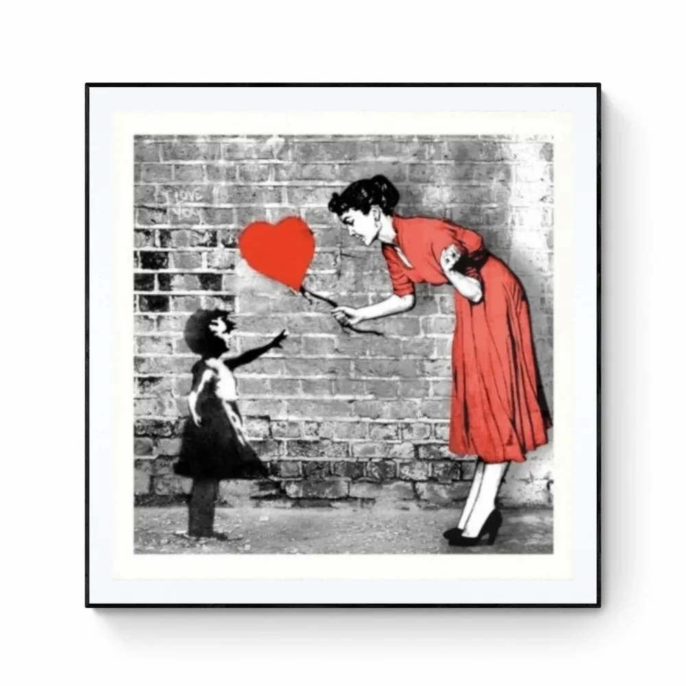 Литография Mr Brainwash - Love-catcher (Rouge)
