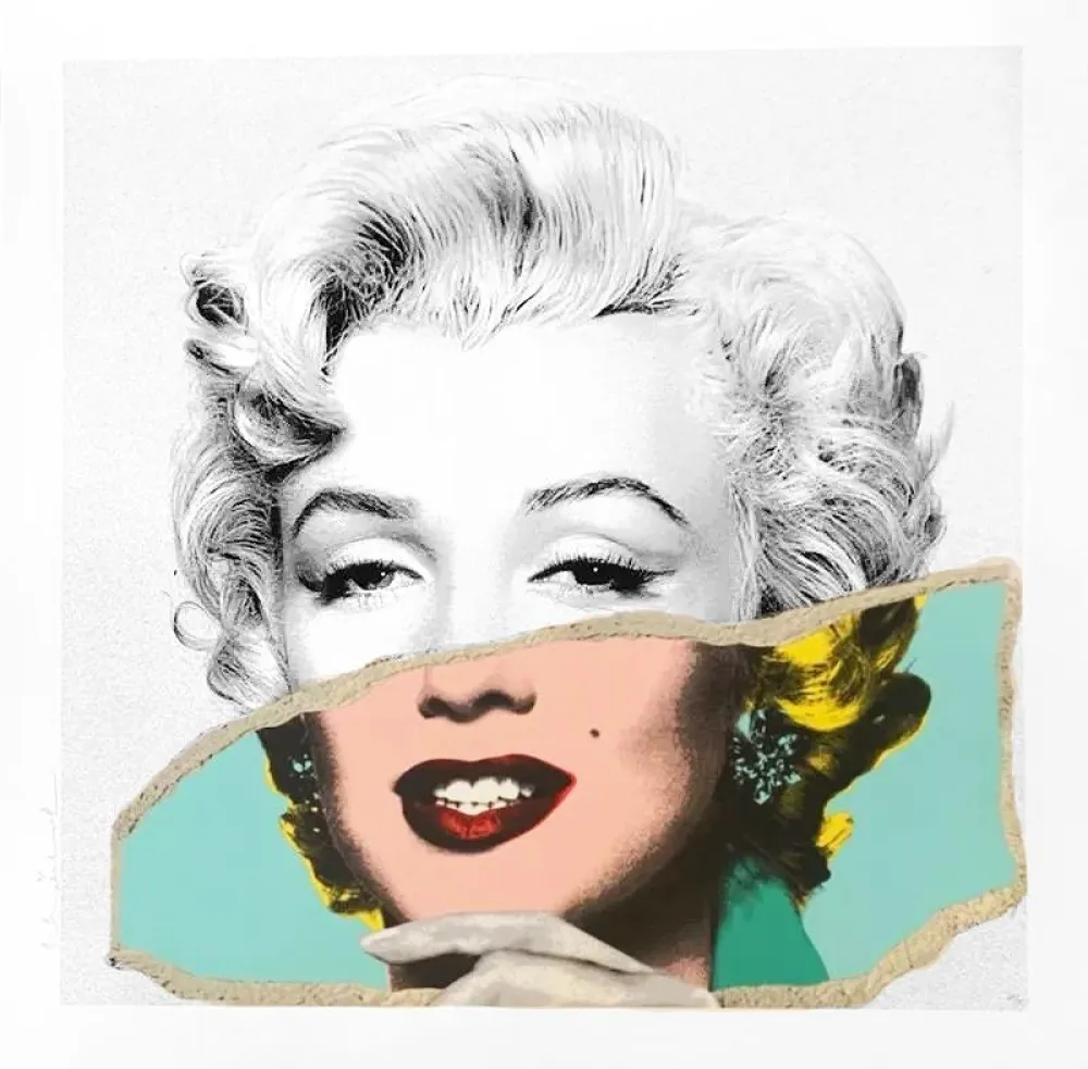 Сериграфия Mr Brainwash - Monroe POPfolio - Torn Photo