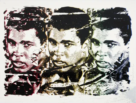 Литография Mr Brainwash - Mr Brainwash (1966) - Legend Forever - Black - Silkscreen print with artist's intervention using silver dripping technique - 2016