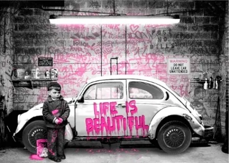 Сериграфия Mr Brainwash - New Paint Job (Pink), 2020