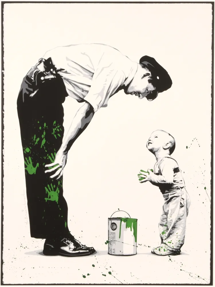 Сериграфия Mr Brainwash - Not Guilty (Green)