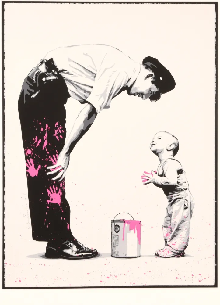 Сериграфия Mr Brainwash - Not Guilty (Pink)