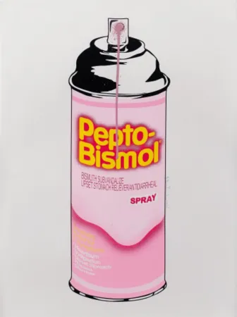 Многоэкземплярное Произведение Mr Brainwash - Pepto-Bismol Spray